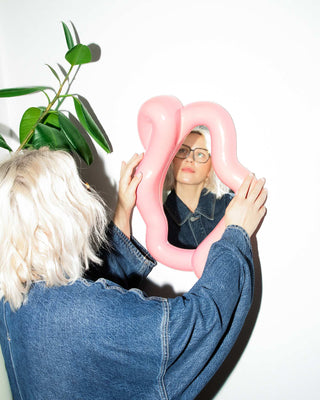 MaM x Ju Schnee Spiegel rosa