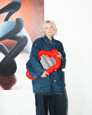 MaM x Ju Schnee Spiegel rot