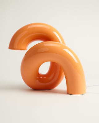 Motel a Miio x Ju Schnee Keramiklampe orange