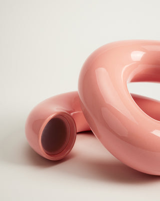 MaM x Ju Schnee Keramiklampe rosa