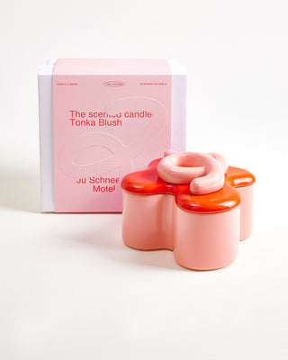 Motel a Miio x Ju Schnee Duftkerze Tonka Blush rosa rot