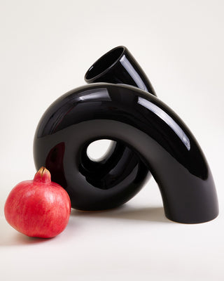 Motel a Miio x Ju Schnee Vase L schwarz