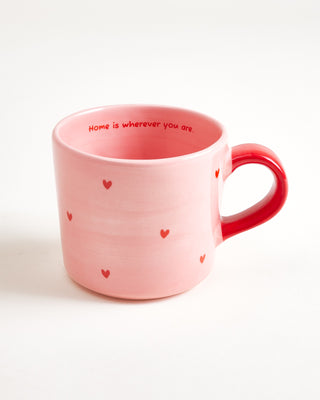 Lira - Large mug Home pink red