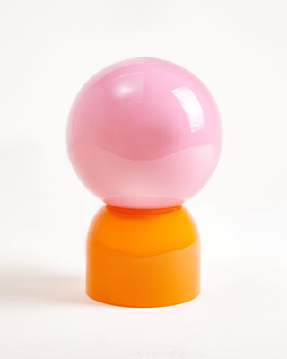 Lumo Glaslampe rosa orange