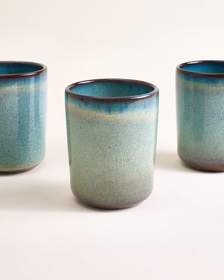 Madeira Becher groß grünblau