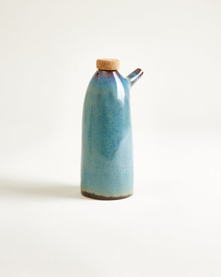 Madeira Essig- & Ölflasche grünblau