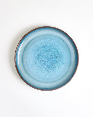 Madeira - Large plate modern green-blue