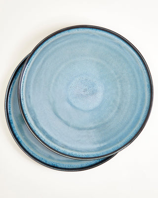 Madeira - Pizza plate green-blue