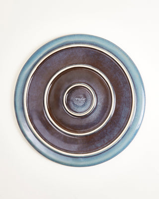 Madeira - Pizza plate green-blue