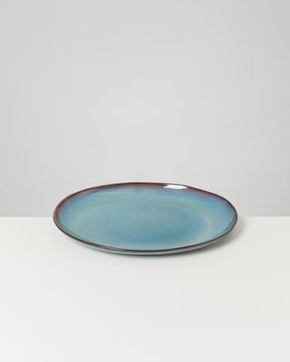Madeira Servierplatte L oval grünblau