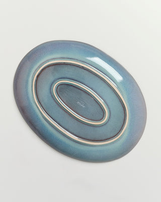 Madeira Servierplatte L oval grünblau