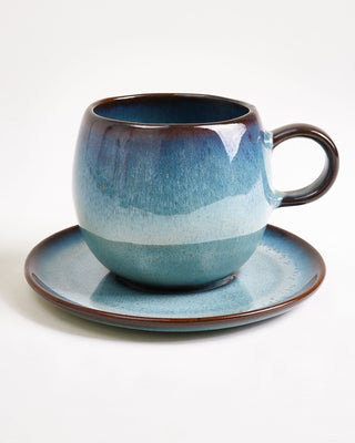 Madeira Tasse groß grünblau