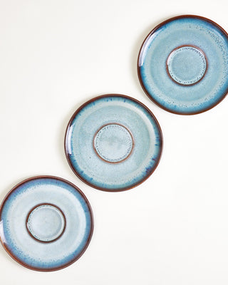 Madeira Untertasse groß grünblau