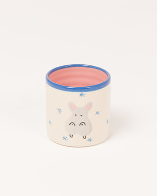 Miio Miini Becher groß Hippo weiß blau