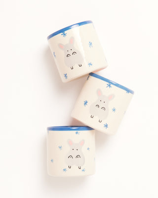 Miio Miini Becher groß Hippo weiß blau