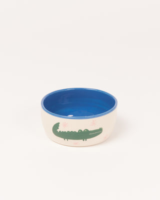 Miio Miini Müslischale modern Croco weiß blau