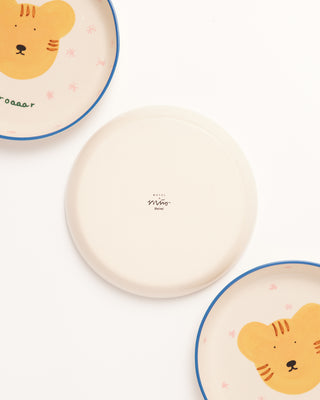 Miio Miini Pastateller modern Roar weiß blau