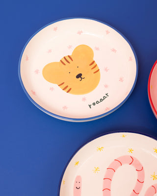Miio Miini Pastateller modern Roar weiß blau