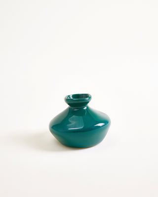 Mino Vase S 3er-Set dunkelgrün lila salbei