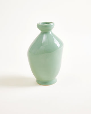 Mino Vase S 3er-Set dunkelgrün lila salbei