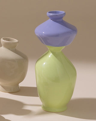 Mino Vase S 3er-Set cornflower sand lime