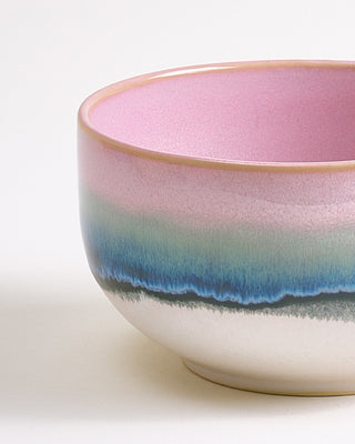 Nódoa - Cereal bowl dipped pink green