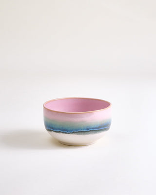Nódoa - Cereal bowl dipped pink green