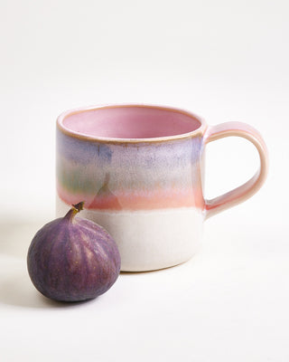 Nódoa Tasse groß dipped rosa blau