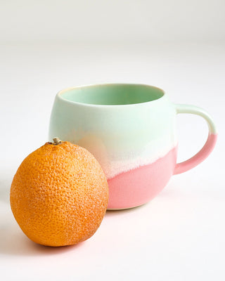 Nola Tasse groß lime rosa