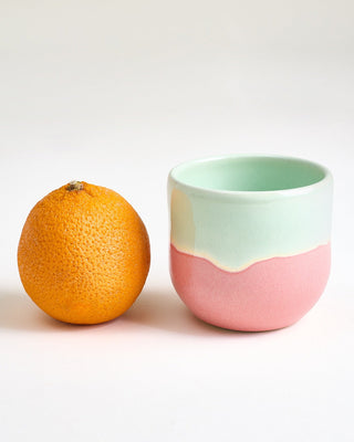 Nola Becher groß lime rosa