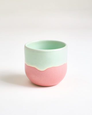 Nola Becher groß lime rosa