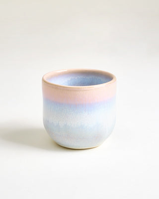 Nola Becher groß rosé blau