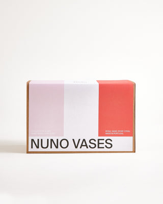 Nuno Vase 3er-Set rosa sand coral