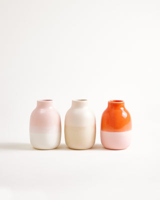 Nuno Vase 3er-Set rosa sand coral