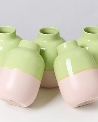 Nuno Vase M lime rosé