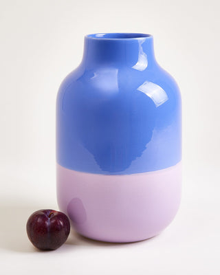 Nuno Vase L cornflower lila