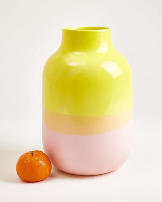 Nuno Vase L gelb rosé