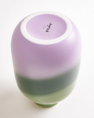 Nuno - Vase M green, dark green, purple