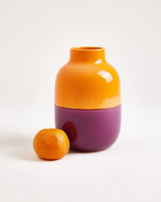 Nuno Vase M orange lila