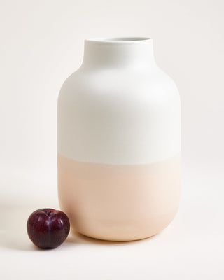 Nuno Vase L hellblau sand