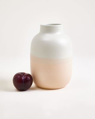 Nuno Vase M hellblau sand