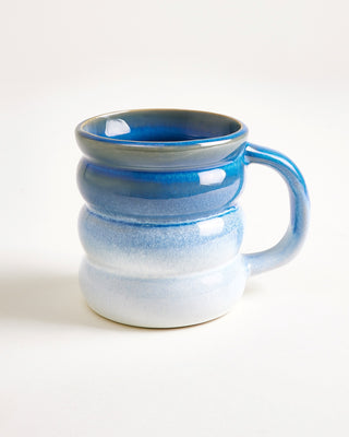 Ombra Tasse groß bubble dunkelblau hellblau