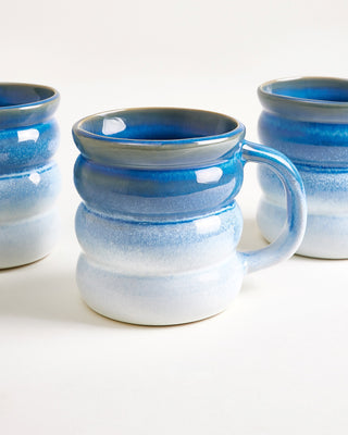 Ombra Tasse groß bubble dunkelblau hellblau