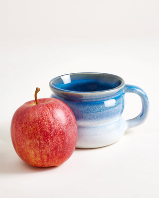 Ombra - Small mug Bubble dark blue light blue