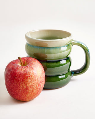 Ombra Tasse groß bubble grün dunkelgrün