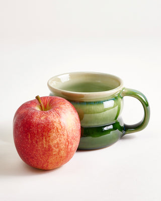 Ombra Tasse klein bubble grün dunkelgrün