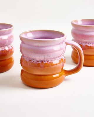 Ombra Tasse groß bubble rosa orange