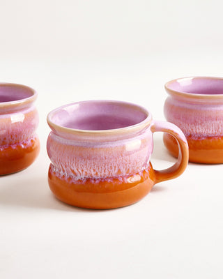 Ombra Tasse klein bubble rosa orange
