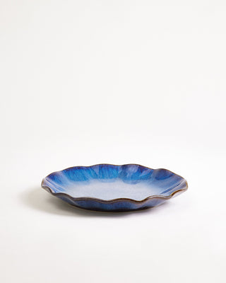Pérola Teller klein shell dunkelblau