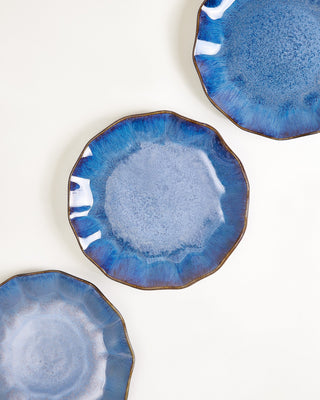 Pérola Teller klein shell dunkelblau
